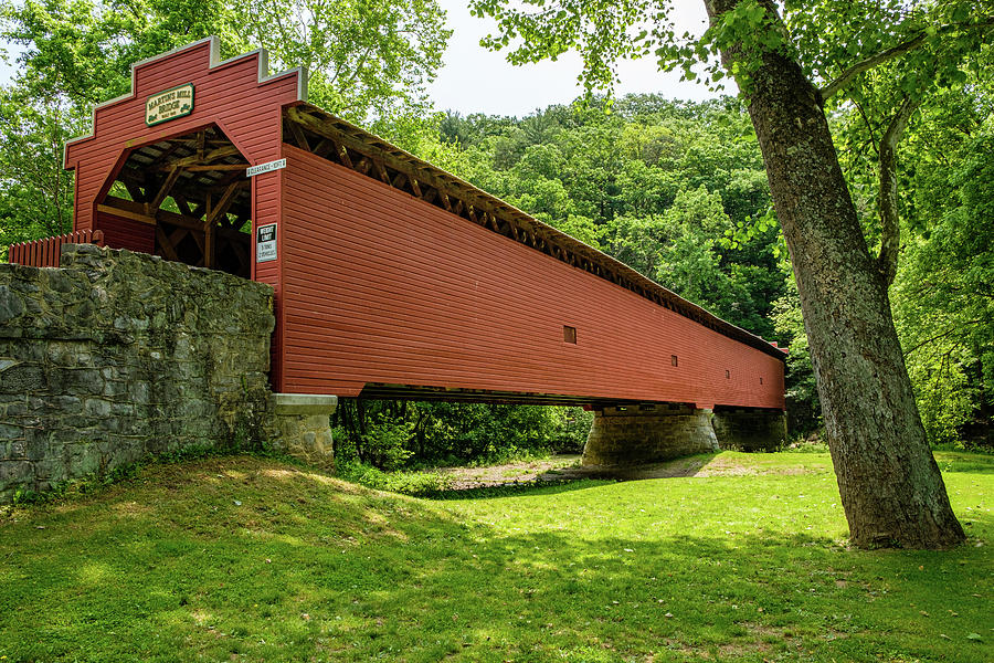 martins mill bridge in greencastle